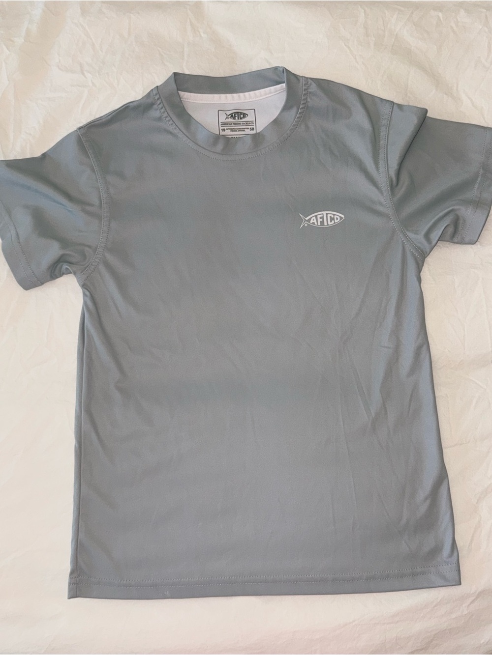 AFTCO Short Sleeve Performance Tee - Slate Gray